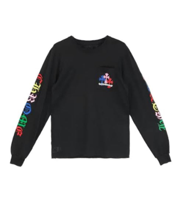 Chrome Hearts Graphic Long Sleeve Pocket T-Shirt