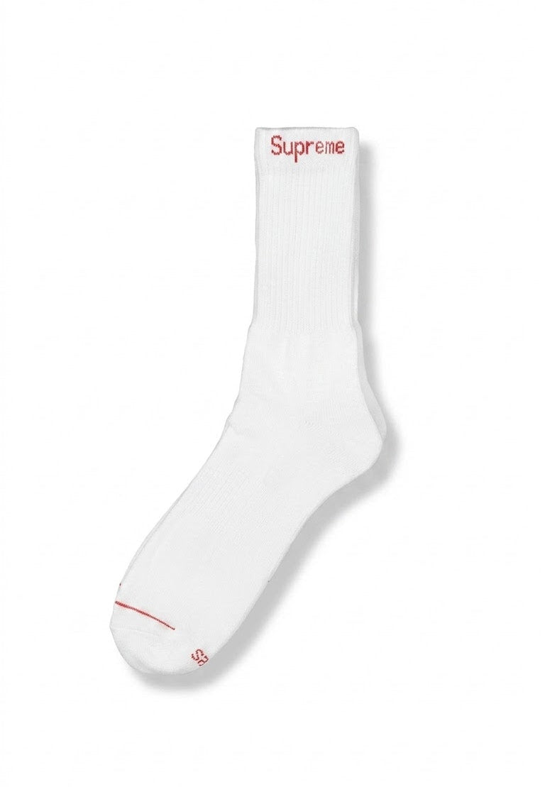 Supreme Crew Socks - White