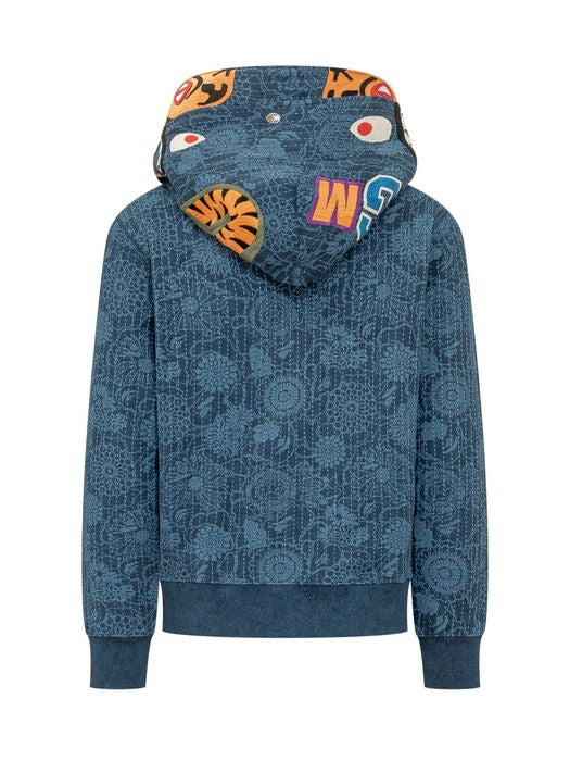 BAPE Shark Jacquard Tiger Hoodie