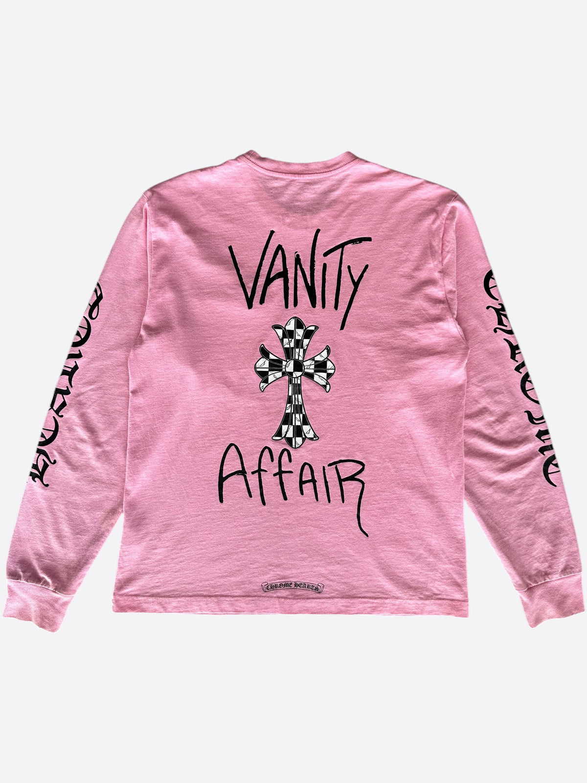 Chrome Hearts Smiley Long Sleeve Tee - Pink