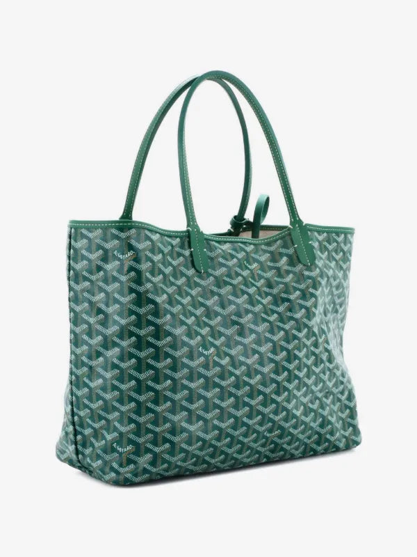 Goyard St Louis Chevron Tote - Green