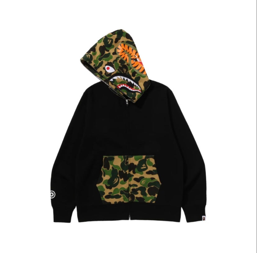 BAPE Shark WGM Camo Full-Zip Hoodie