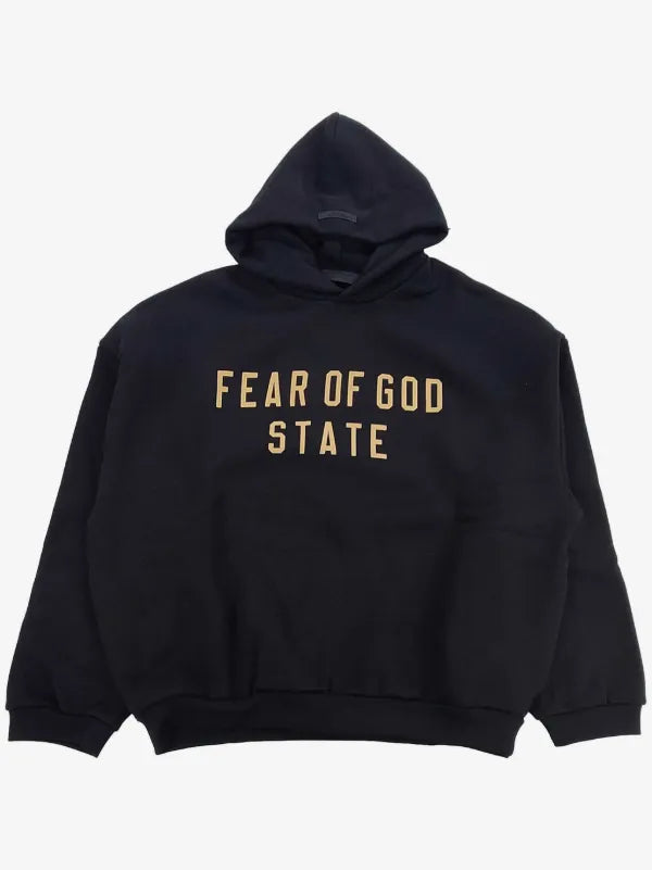 Fear of God "State" Pullover Hoodie - Black