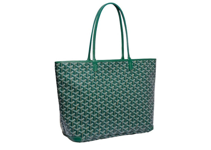 Goyard St Louis Chevron Tote - Green