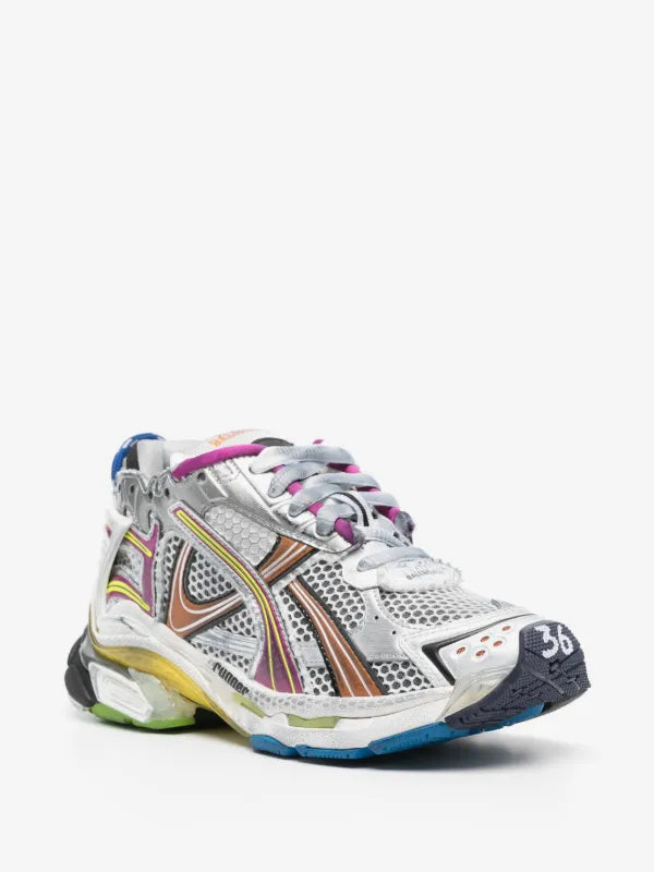 Balenciaga Runner Distressed Multicolour Sneakers