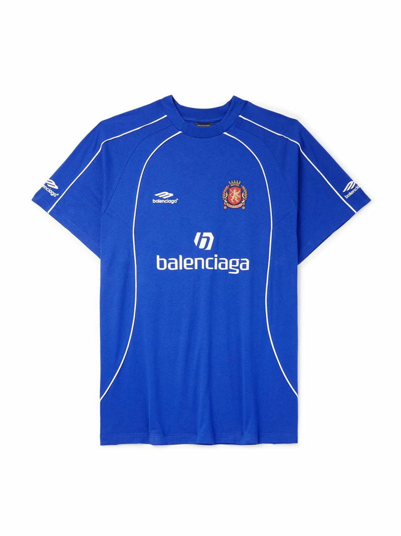 Balenciaga Soccer Series Jersey - Blue