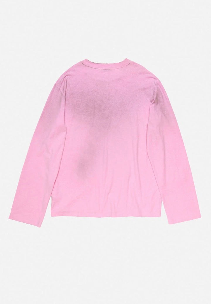 Acne Studios "Stockholm 1996" Long Sleeve Tee - Faded Pink