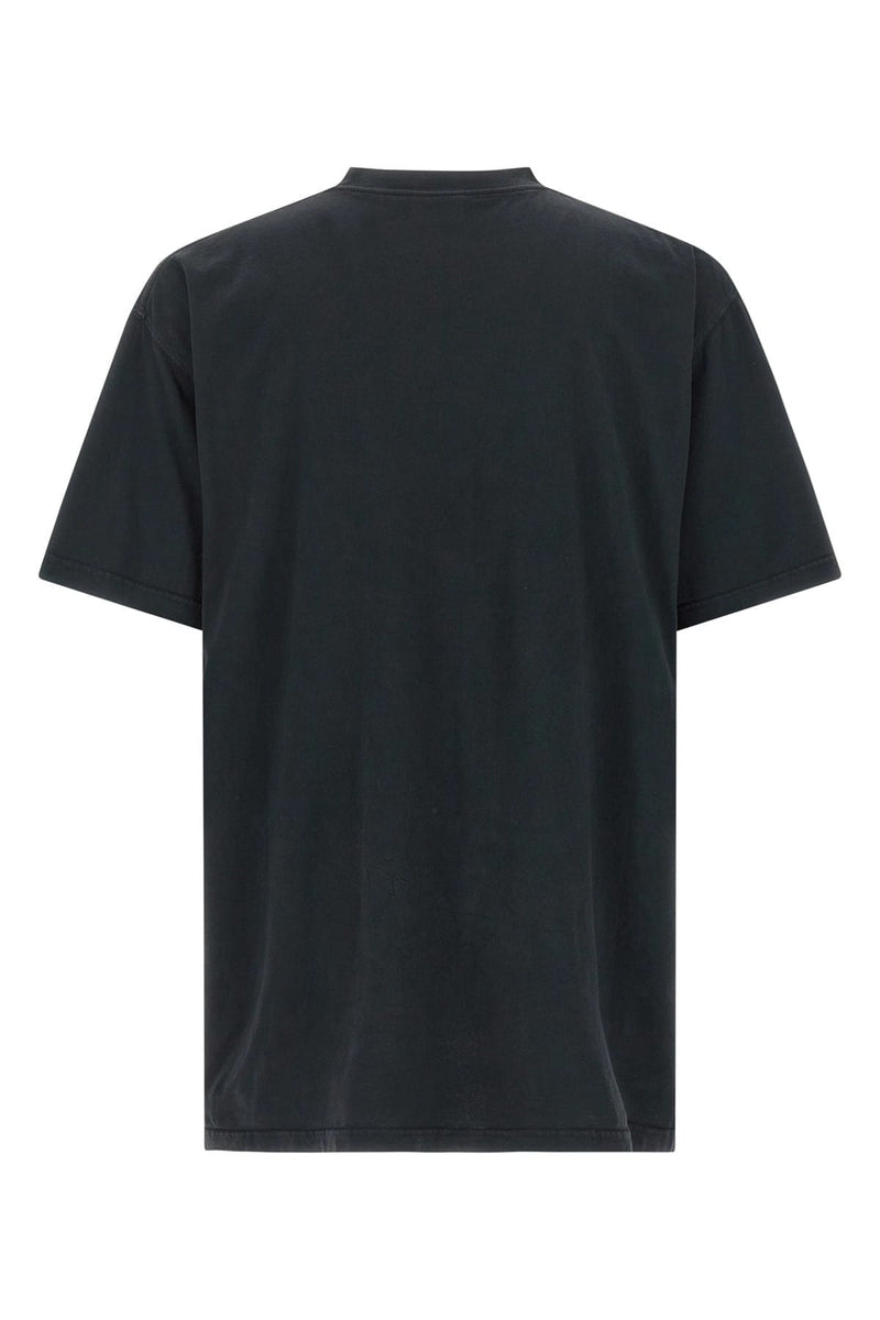 Balenciaga Tape Logo T-Shirt - Beige
