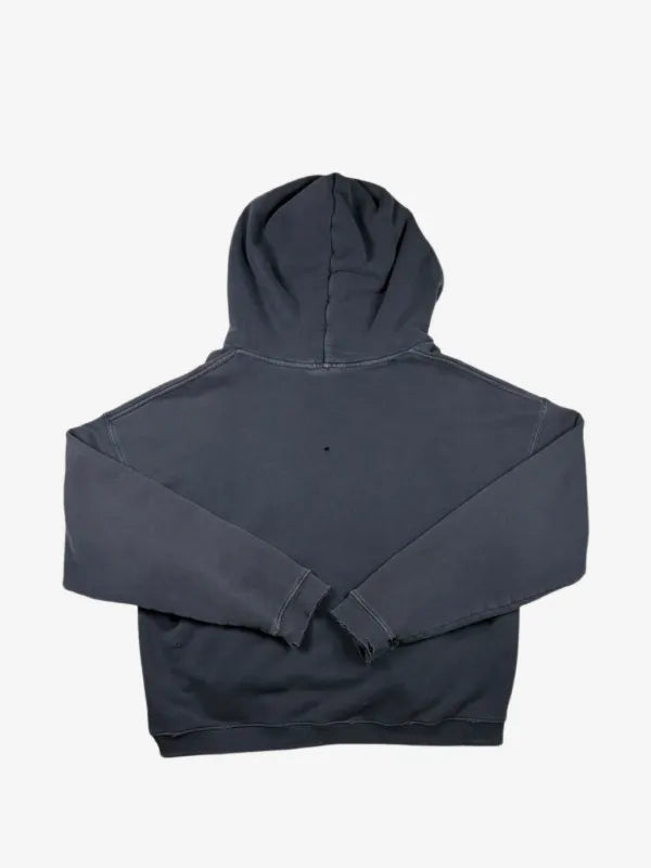 Enfants Riches Déprimés hooded sweatshirt in a distressed, sun-faded charcoa