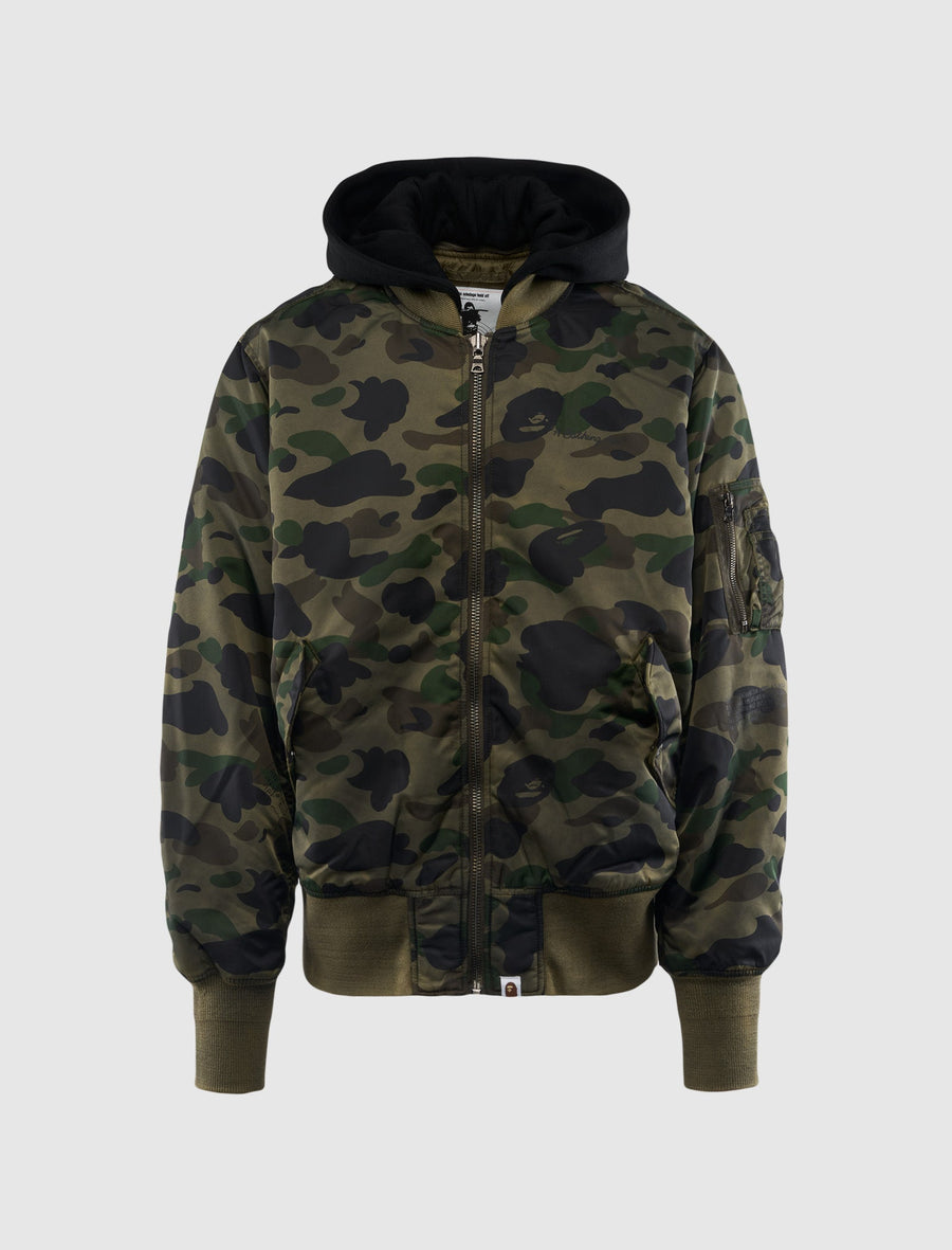 BAPE ABC Camo Hooded Bomber Jacket
