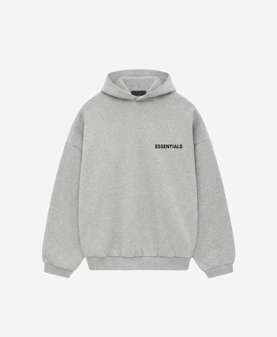 Essentials Fear of God Pullover Hoodie - Heather Grey