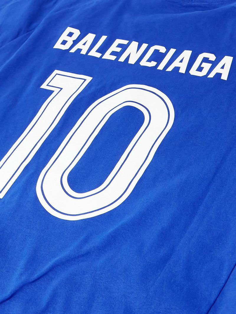 Balenciaga Soccer Series Jersey - Blue