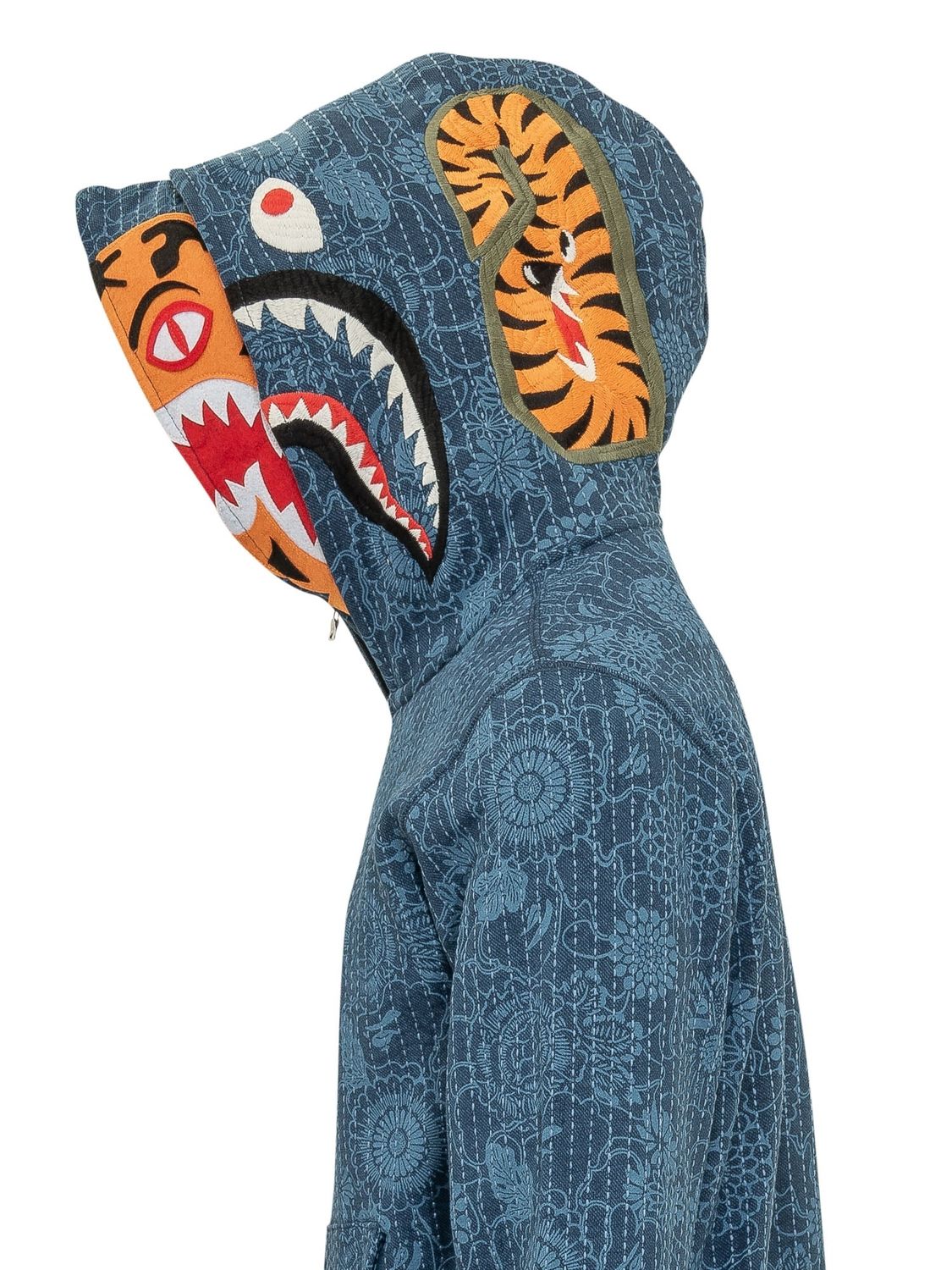 BAPE Shark Jacquard Tiger Hoodie