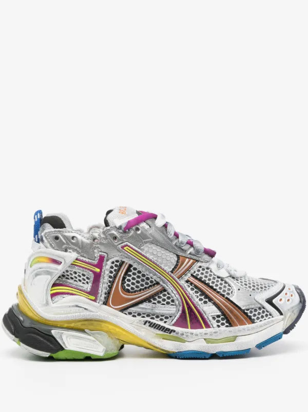 Balenciaga Runner Distressed Multicolour Sneakers